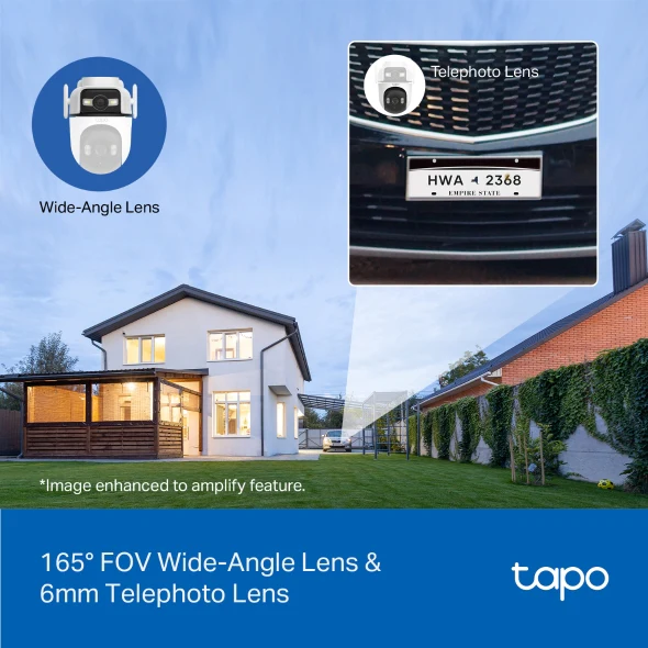 TP-Link Tapo C545D Outdoor Dual Lens Pan/Tilt Security Camera 3MP - Image 4