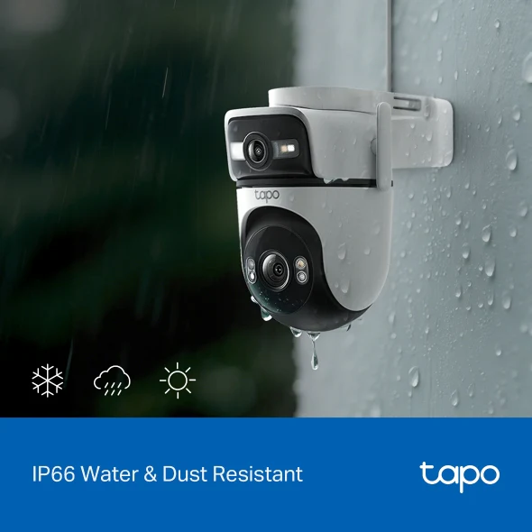 TP-Link Tapo C545D Outdoor Dual Lens Pan/Tilt Security Camera 3MP - Image 5
