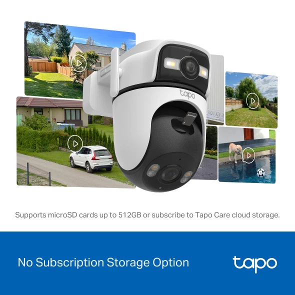 TP-Link Tapo C545D Outdoor Dual Lens Pan/Tilt Security Camera 3MP - Image 7
