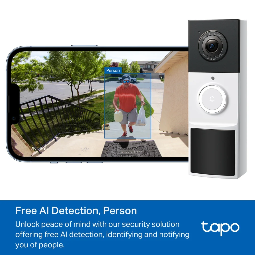 TP-Link Tapo D210 Tapo Video Doorbell Camera - Image 4