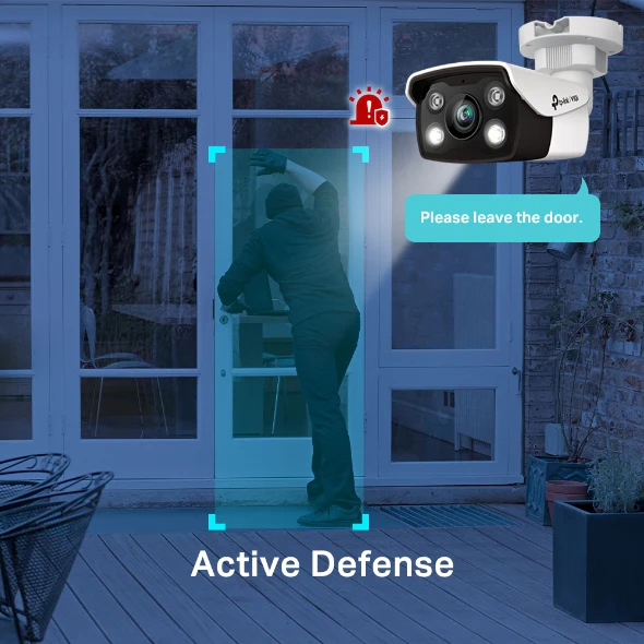 TP-Link VIGI C350 VIGI 5MP Outdoor Full-Color Bullet Network Camera - Image 3