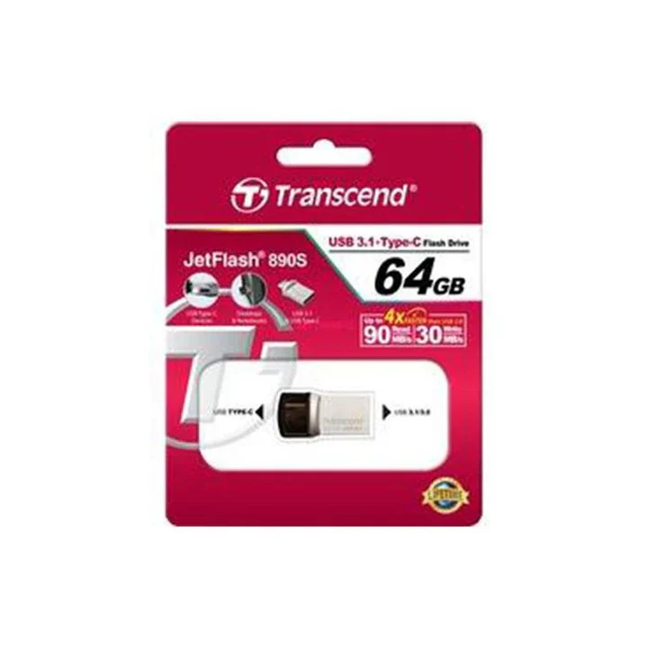 Transcend 64GB Type-C + USB 3.1 Flash Drive - Image 4