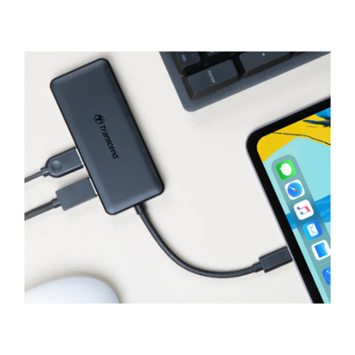 Transcend Cardreader TS-HUB5C 3-port HUB, 1-port PD,SD/microSD (USB-C) - Image 4