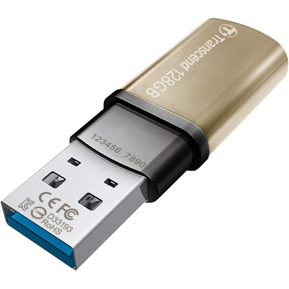 Transcend JF820G 128Gb USB 3.1 Gen 1, Drive, Metallic Gold (TS128GJF820G) - Image 3