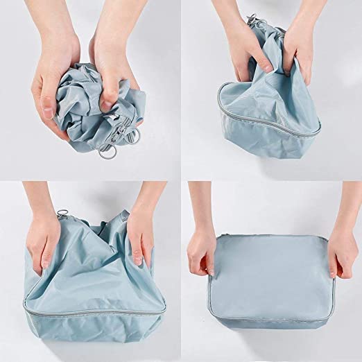 Travel Laundry Pouch 6Pcs Set - Black - Image 5