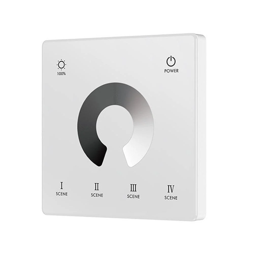 TW1 Wall Mounted Touch Panel Dimmer - White