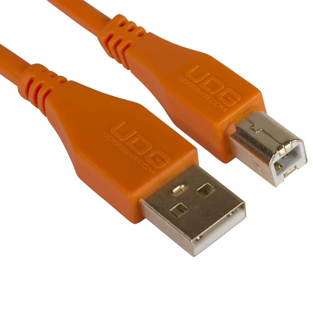 UDG Ultimate Audio Cable USB 2.0 A-B Orange Straight 1m - Image 2