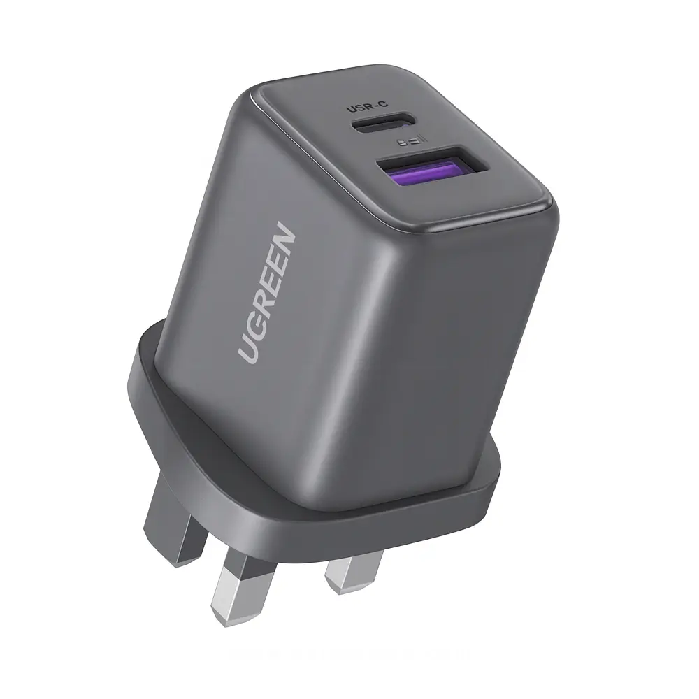 UGREEN 2-Port GaN Fast Charger - 30W / Space Grey