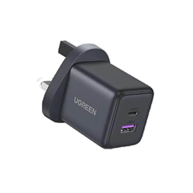 UGREEN 2-Port GaN Fast Charger - 30W / Space Grey - Image 2