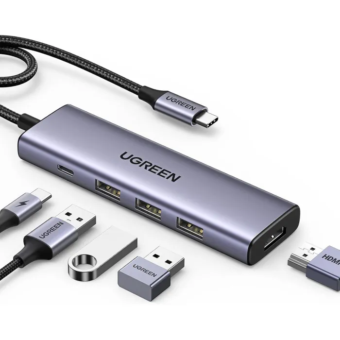UGREEN 5-in-1 USB-C Multifunction Hub for Windows and Mac Devices - Image 2
