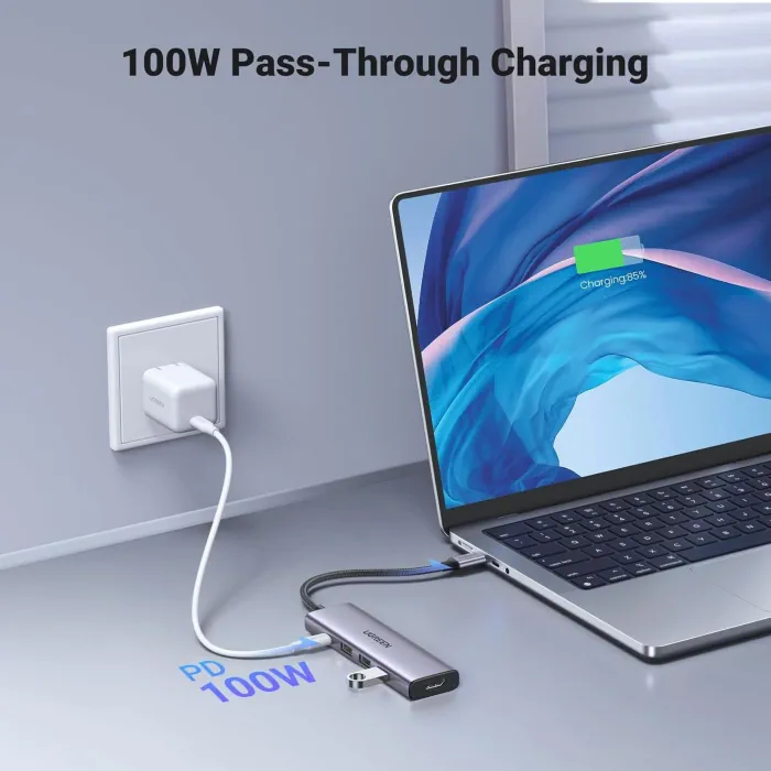 UGREEN 5-in-1 USB-C Multifunction Hub for Windows and Mac Devices - Image 3