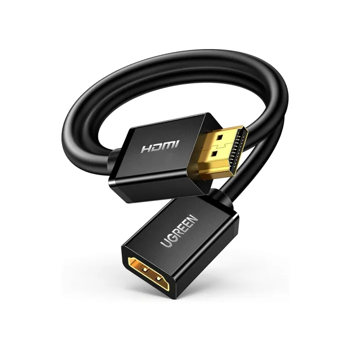 UGreen 5m HDMI Male to Female Extension 4K 60Hz High Speed Cable Black