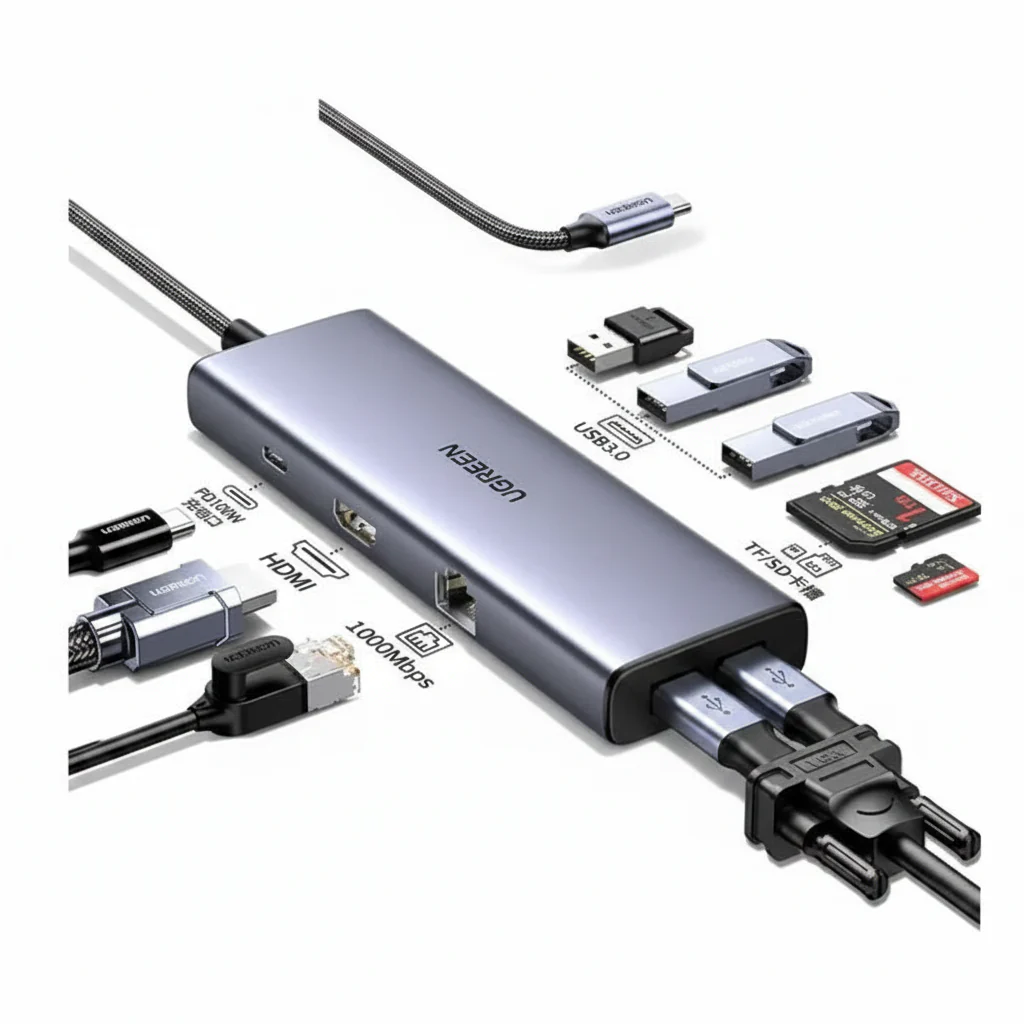 UGreen 9-in-1 USB-C Multifunction Adapter for Laptops - Image 2