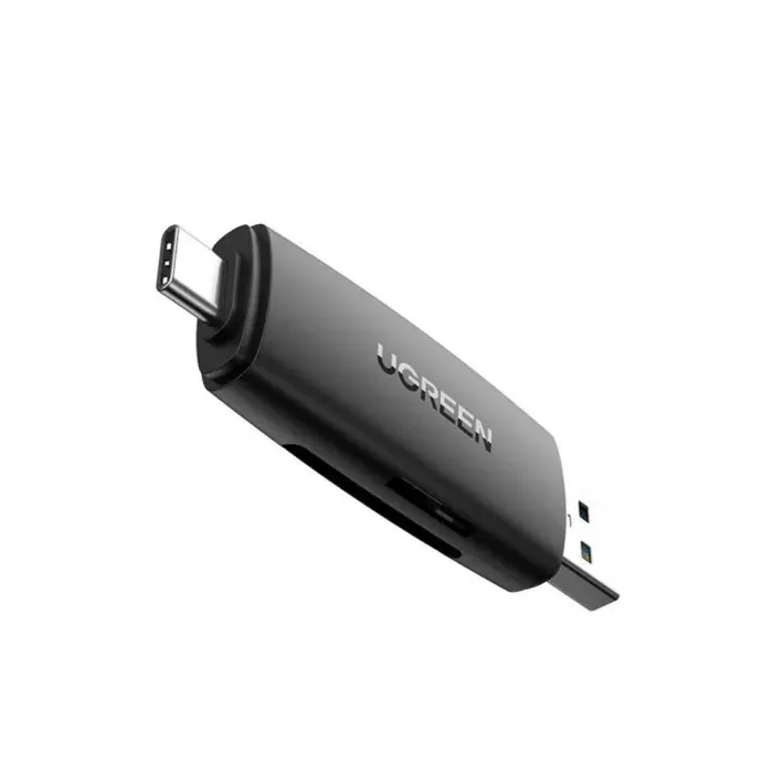UGreen Multifunction Card Reader USB 3.0 USB C Memory Card - Black - Image 2