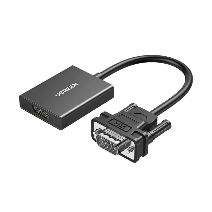 UGreen VGA to HDMI Full HD Audio Video Adapter
