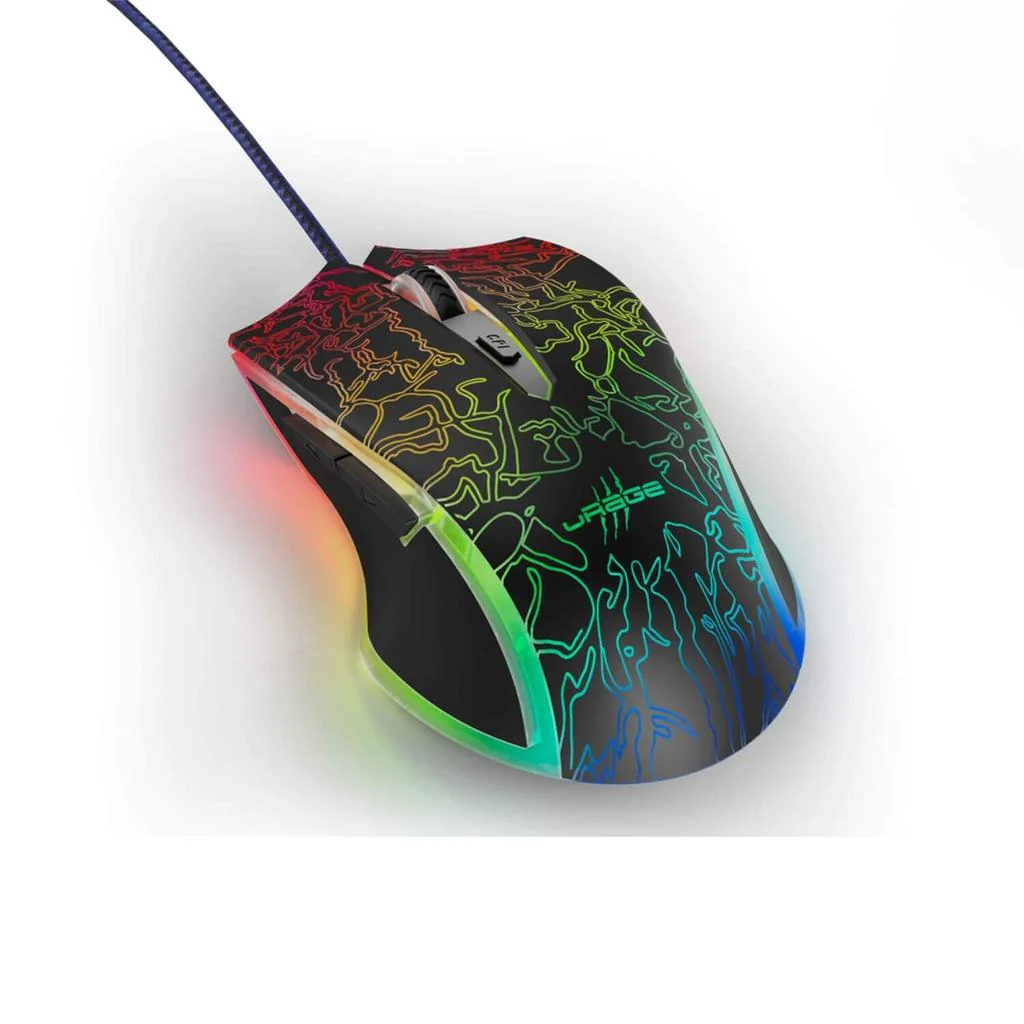 uRage Reaper 220 Illuminated Gaming Mouse - Wired / Black - Image 2