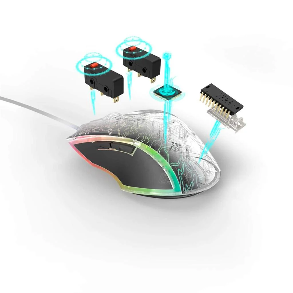 uRage Reaper 220 Illuminated Gaming Mouse - Wired / Black - Image 4