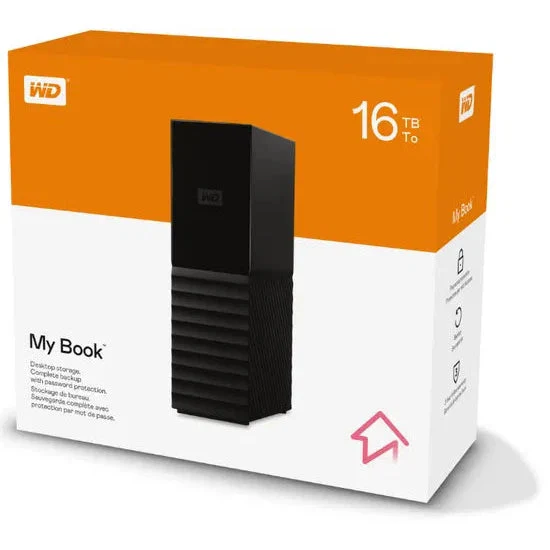 WD My Book 16TB USB 3.0 Desktop Hard Drive WDBBGB0160HBK-EESN - Image 5