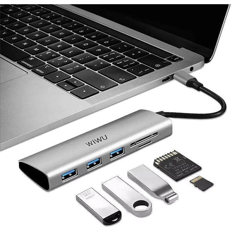 WIWU ALPHA A532ST 5 IN 1 USB C HUB - Image 4