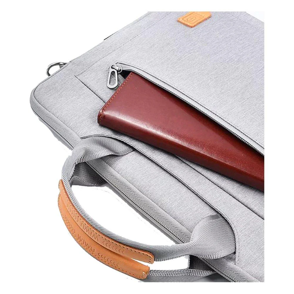 Wiwu Pioneer Shoulder Bag for 15.6-inch Laptop - Grey - Image 3