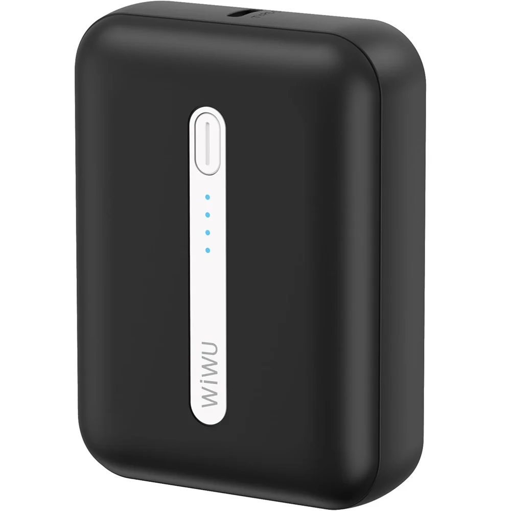 WiWU Wi-P033 Portable Mini Power Bank 10000mAh – Black - Image 2
