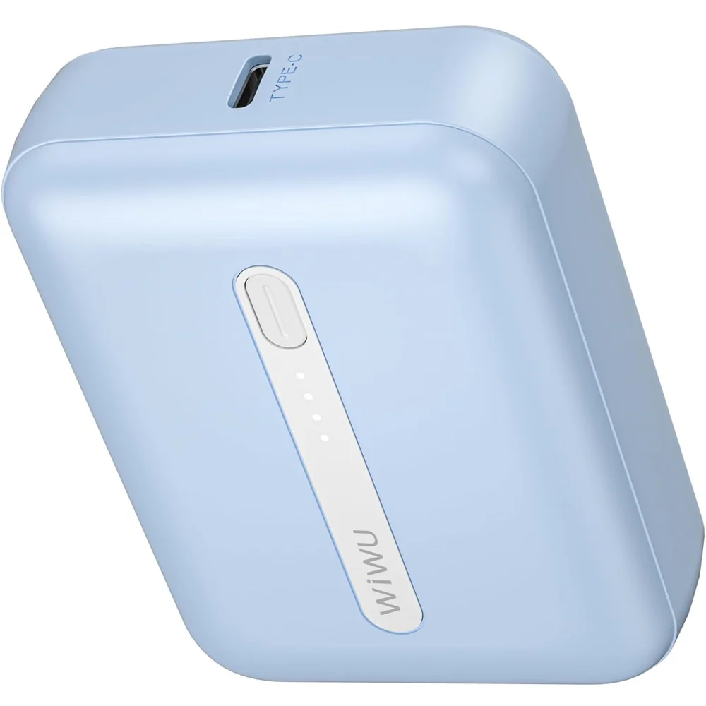 WiWU Wi-P033 Portable Mini Power Bank 10000mAh – Blue - Image 2