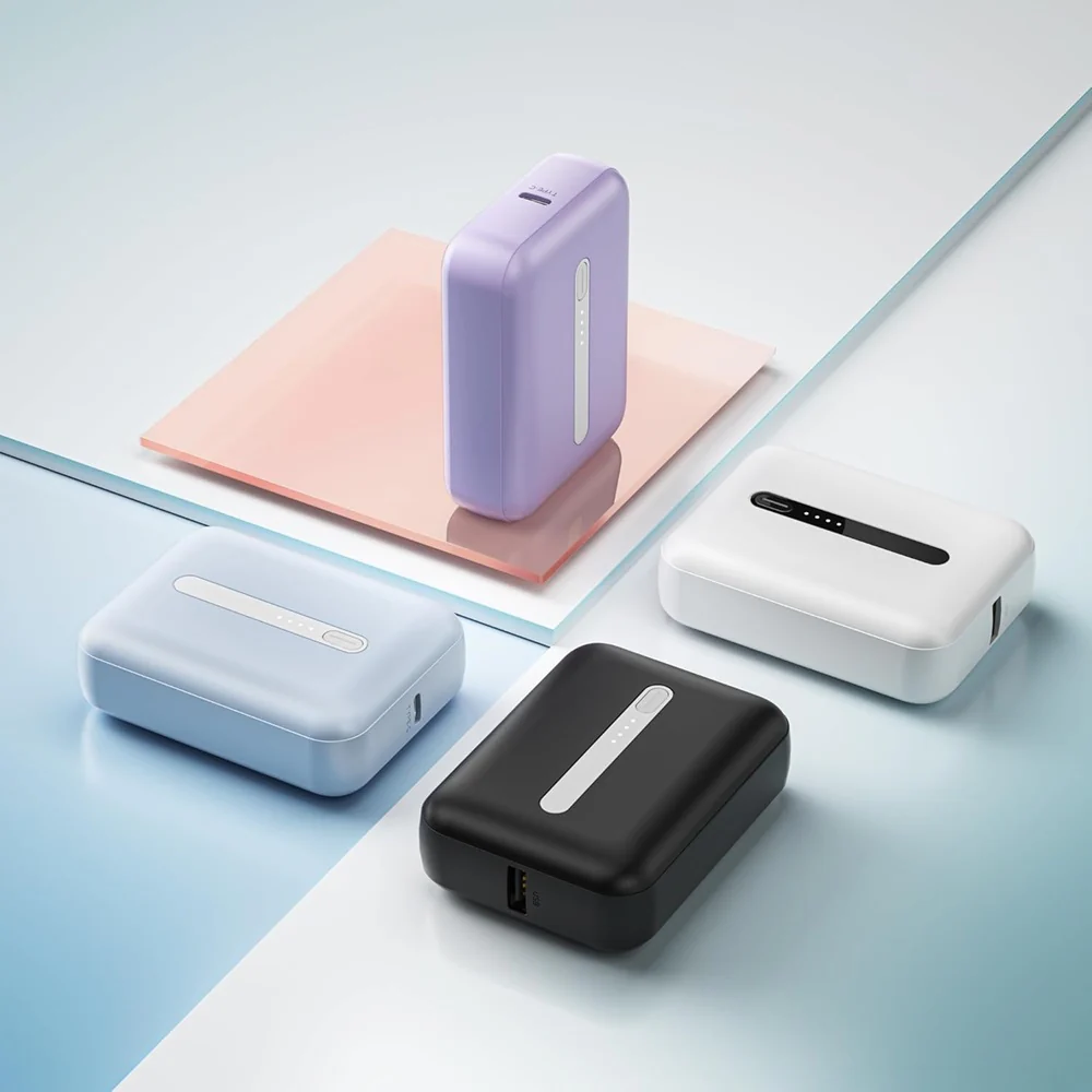 WiWU Wi-P033 Portable Mini Power Bank 10000mAh – Black - Image 3