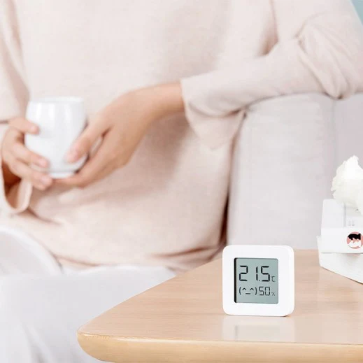 Xiaomi Mi Home Temperature and Humidity Monitor 2 NUN4126GL White - Image 2