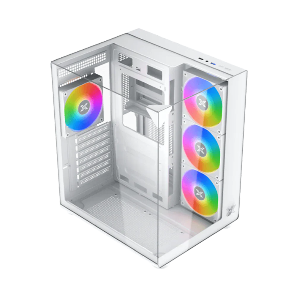 Xigmtek Aqua Compact Arctic Atx Case White - Image 2