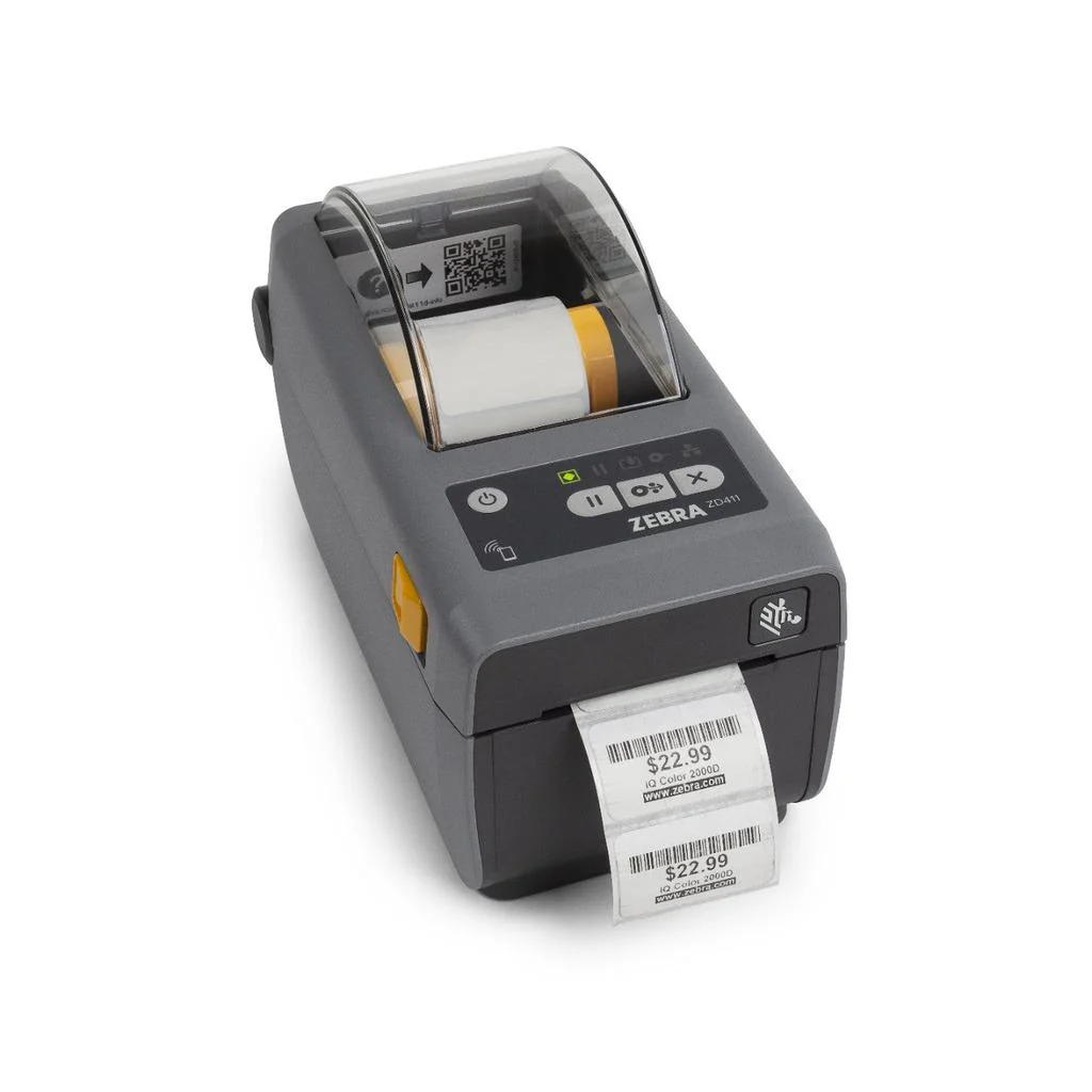 Zebra ZD411 2″ Direct Thermal Label Printer – 203 dpi, USB, BTLE5, Modular Slot (EU/UK Cords) - Image 3